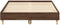 vidaXL - Bedframe - zonder - matras - 135x190 - cm - spaanplaat - bruin - eiken