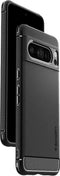 Spigen Rugged Armor - Soft case - TPU - Militaire standaard - Zwart