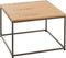 J-Line bijzettafel Vierkant - hout/metaal - naturel - large