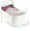 Smallstuff Rosaline - Houten Poppenbedje - Inclusief matrasje - White