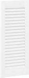 vidaXL - Kastdeur - louvre - design - 61,5x29,5 - cm - wit
