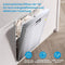 Midea SU 7.35X14BS - Vaatwasser 60 cm - 14 couverts - Hygiënische verzorging - Fluisteren en glas