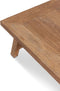 DTP Home Coffee table Monastery rectangular,35x130x70 cm, 4 cm top with envelope, recycled teakwood