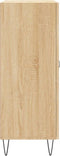 vidaXL - Dressoir - 69,5x34x90 - cm - bewerkt - hout - sonoma - eikenkleurig