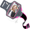 Mobiparts Comfort Fit Sport Armband - Apple iPhone XR - Lichtgewicht ademend materiaal - Neon Pink