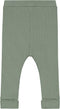 Prénatal Newborn Rib Broekje - Babykleding Unisex - Elastische Tailleband - Kaki Groen