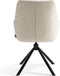 Furnihaus Olivia - Draaibare Eetkamerstoel - Armleuning 360° - Beige