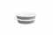 Salt&Pepper Stripes Kom - 13 cm - grijs - 4 stuks