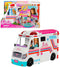 Barbie Ambulance - Speelset met licht en geluid - 20 accessoires