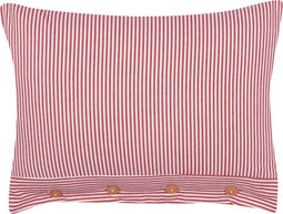 AALITA - Sierkussen - Rood/Wit - 40 x 60 cm - Katoen