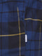 JACK&JONES JACRIMON - Heren pyjama broek - 100% biologisch katoen - Donkerblauw met geel