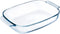 Serveerschaal Pyrex Classic Rechthoekig Transparant Glas 35 x 23 cm (6 Stuks)