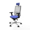 Piqueras y Crespo 2D086N2 - Bureaustoel - Hoofdsteun en verstelbare hoogte - Licht Blauw
