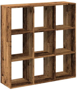 vidaXL - Kamerscherm - / - boekenkast - 102x29x103,5 - cm - hout - oud - houtkleurig