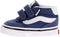 Vans Brooklyn Mid V - Hoge sneakers - Suède met canvas - Blauw - Wit