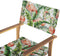 CINE - Tuinstoel set van 2 - Roze/Lichthout/Flamingo - Polyester