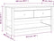 vidaXL - Salontafel - 102x49x55 - cm - massief - grenenhout