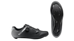 Northwave Core Plus 2 - Wielrenschoenen - NRG Air Carbon zool - Zwart/Zilver 38
