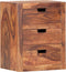 vidaXL - Nachtkastje - 40x30x50 - cm - massief - sheeshamhout