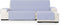 Hoes voor chaise longue met korte armleuning rechts Eysa SILVER Blauw 100 x 110 x 240 cm