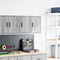 vidaXL - Garagewandkasten - 2 - st - spaanplaat - Sonoma - grijs