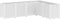 vidaXL - Plantenbak - 160x120x53 - cm - polypropeen - wit