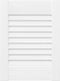 vidaXL - Kastdeur - louvre - design - 39,5x29,5 - cm - wit