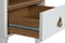 Nachtkastje Home ESPRIT Wit Natuurlijk Polyurethaan Hout MDF 48 x 40 x 55 cm