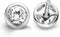 TI SENTO Dames Oorbellen - 925 zilver - Zirconia wit - 7597ZI