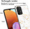 iMoshion Hoesje Geschikt voor Samsung Galaxy A33 Hoesje Siliconen - iMoshion Design hoesje - Wit / White Marble