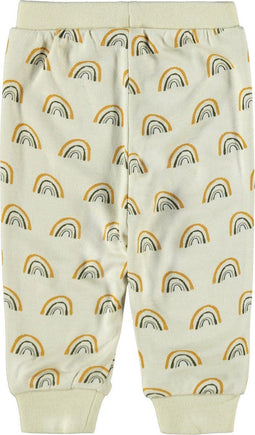 NAME IT NBMDITIM PANT BOX - Baby legging - Elastische tailleband - Regenboogprint (maat 74)