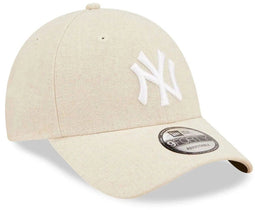 New Era Linen 9fortyâ® New York Yankees Cap 60357963 - Kleur Grijs - Maat 1SIZE