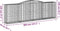 vidaXL - Schanskorven - 2 - st - gewelfd - 400x50x120/140 - cm - ijzer