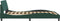vidaXL - Bedframe - zonder - matras - 140x190 - cm - fluweel - donkergroen