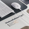 Draadloze Toetsenbord en Muis Set 2.4G QWERTZ Layout Wit