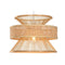 Plafondlamp Home ESPRIT Bruin Bamboe 50 W 40 x 40 x 30 cm
