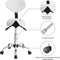 VDD Zadelkruk - Ergonomisch - Verstelbare Hoogte 55-73 cm - Wit
