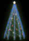 vidaXL Kerstboomverlichting met 250 LED's blauw net 250 cm