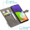 iMoshion Hoesje Geschikt voor Samsung Galaxy M22 / A22 (4G) Hoesje Met Pasjeshouder - iMoshion Mandala Bookcase - Grijs