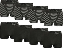 Pierre Cardin - Heren Onderbroeken 8-Pack Seamless Boxers - Zwart - Maat M