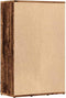 vidaXL - Boekenkast - 50x25x80 - cm - bewerkt - hout - oud - houtkleurig