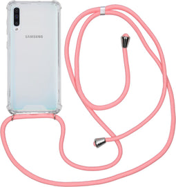 imoshion Hoesje Geschikt voor Samsung Galaxy A50 / A30s Hoesje Met Koord - imoshion Backcover met koord - Transparant