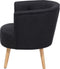 ODENZEN - Fauteuil - Zwart - Polyester