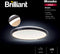 Brilliant Mosako - Plafondlamp - LED 16W 3000K - Zwart/Wit