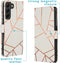 iMoshion Hoesje Geschikt voor Samsung Galaxy S22 Plus Hoesje Met Pasjeshouder - iMoshion Design Softcase Bookcase - Wit / White Graphic