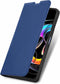 iMoshion Hoesje Geschikt voor Motorola Edge 20 Lite Hoesje Met Pasjeshouder - iMoshion Slim Folio Bookcase - Donkerblauw