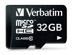 Verbatim microSDHC Class 10 - Geheugenkaart 32GB - Lezen/schrijven 10MB/s