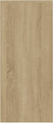 vidaXL - Dressoir - 102x33x75 - cm - bewerkt - hout - sonoma - eikenkleurig