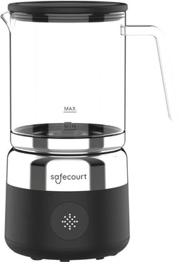 Safecourt Kitchen Glazen Melkopschuimer - Elektrische melkopschuimer - Glazen kan & PFAS-vrij -