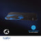 Nedis GMPD100BK - Muismat - Microvezel oppervlak - Blauw